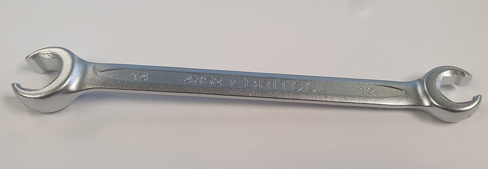 BRITOOL FLARE NUT WRENCH / SPANNER 12 X 14MM
