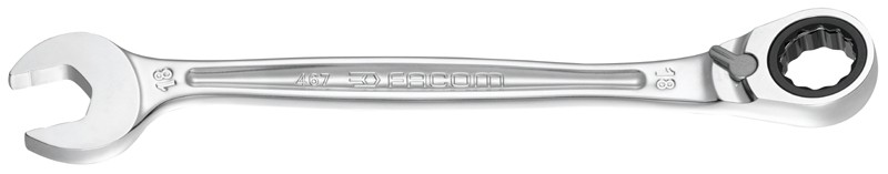 FACOM TOOLS 467.12 RATCHET COMBINATION WRENCH 