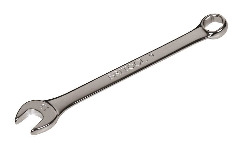 COMBINATION WRENCH 14MM WITH HEXAGON (6 POINT) RING FROM BRITOOL ENGLAND CEHM14A