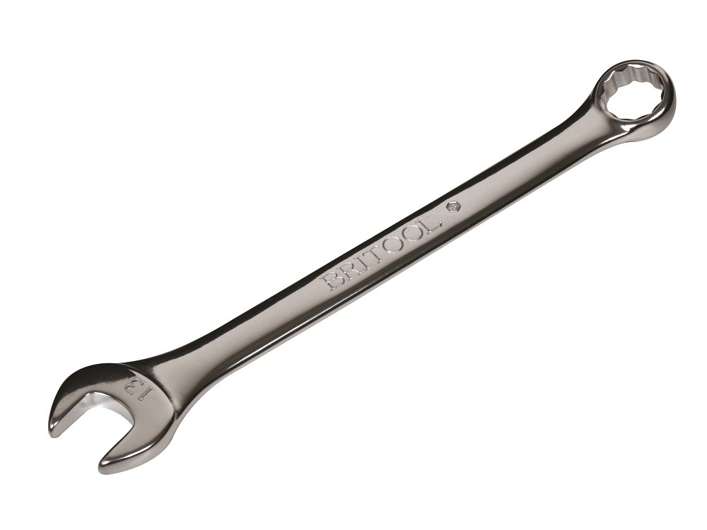 7/16" AF COMBINATION SPANNER WITH 12 POINT RING FROM BRITOOL HALLMARK CEL437