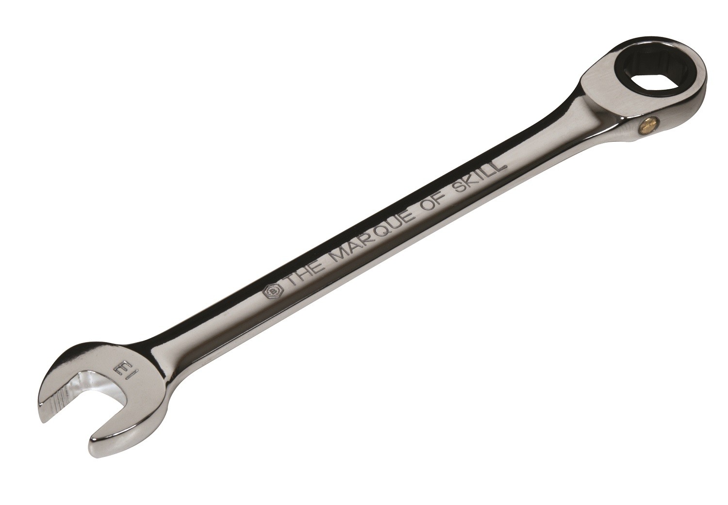 17MM RATCHETING COMBINATION SPANNER WITH HEXAGON RING BRITOOL HALLMARK CERM17