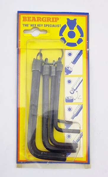 5PC HEX / ALLEN METRIC L SHAPE KEY SET 4 TO 10MM FROM BEARGRIP HOLLAND