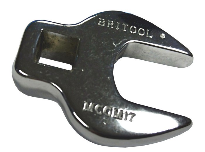 BRITOOL HALLMARK MCOM16 3/8 INCH SD METRIC 16MM OPEN JAW CROW FOOT WRENCH 
