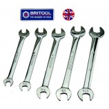 BRITOOL ENGLAND 5PC AF OPEN JAW SPANNER / WRENCH SET 5/16" TO 5/8"