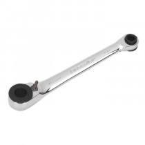 SEALEY RATCHET SPANNER REVERSIBLE 1/4"HEX X 10MM HEX SYSP