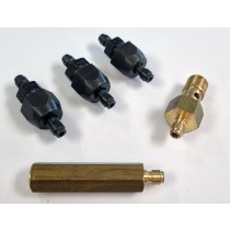 SET OF ADAPTORS AND FITTINGS FOR PETROL FUEL INJECTION SYSTEMS
