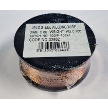MILD STEEL WELDING WIRE DIAM. 0.8, WEIGHT 0.7KG