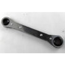 BRITOOL 11 X 12M LATCH-ON FLAT RATCHETING BOX WRENCH SPANNER - RBL1112