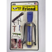 FLASHLITE FRIEND FOR MINI MAGLITE. FLEXIBLE LEGS CAN BE BENT & LOCKED INTO ANY POSITION