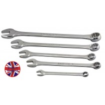 BRITOOL ENGLAND AF COMBINATION SPANNER / WRENCH SET WITH (12 POINT) RING