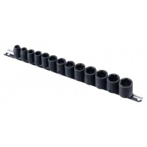AF IMPACT SOCKET SET 3/8" SQ DR 5/16" TO 7/8" FROM GENIUS TOOLS