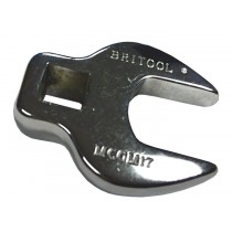 BRITOOL HALLMARK MCO687 3/8 INCH SD AF 11/16 INCH OPEN JAW CROW FOOT WRENCH 