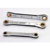 BRITOOL RATCHETING BOX WRENCH / RING SPANNERS 7X8, 9X10, 10X11MM