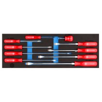 10PC SLOTTED & FLARED SCREWDRIVER SET MODULE FROM BRITOOL HALLMARK