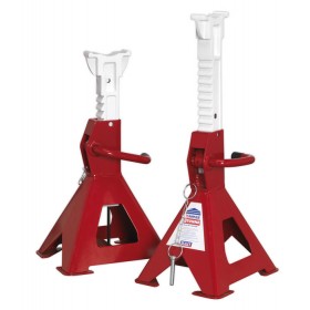 AXLE STANDS (PAIR) 3TONNE CAPACITY PER STAND AUTO RISE RATCHET FROM SEALEY AAS3000 SYC