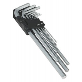 HEX KEY SET 9PC EXTRA-LONG METRIC FROM SEALEY AK7137 SYSP