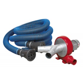EXHAUST FUME EXTRACTION SYSTEM 230V - 370W - TWIN DUCT FROM SEALEY EFS102 SYD