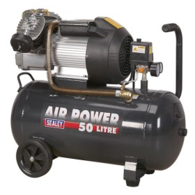 COMPRESSOR 50LTR V-TWIN DIRECT DRIVE 3HP FROM SEALEY SAC5030VE SYD