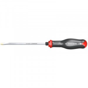 FACOM PROTWIST SLOTTED FLAT BLADE SCREWDRIVER 12X200MM WITH HAMMER CAP