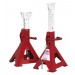 AXLE STANDS (PAIR) 3TONNE CAPACITY PER STAND AUTO RISE RATCHET FROM SEALEY AAS3000 SYC